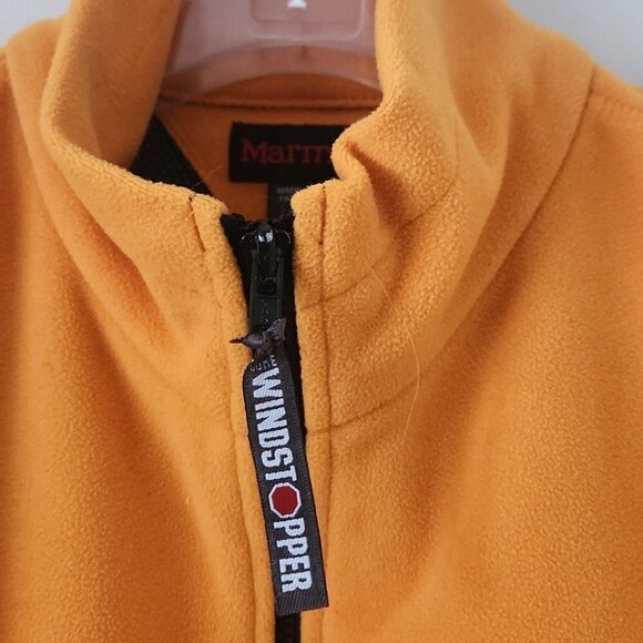 MARMOT | Fleece vest yellow black mens sz S - Picture 3 of 5